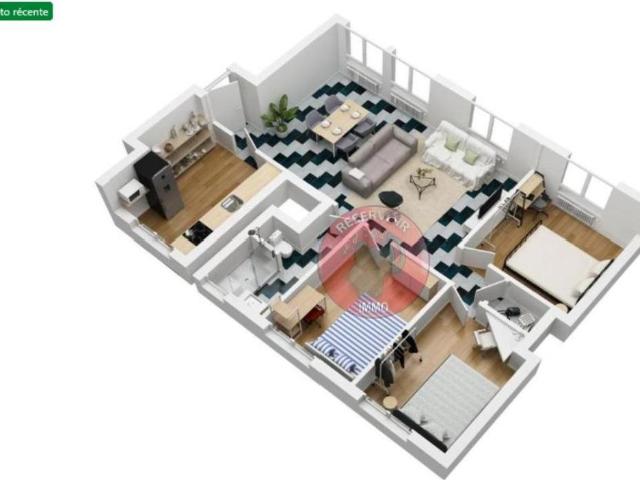 Appartement 4 pièces 70 m²