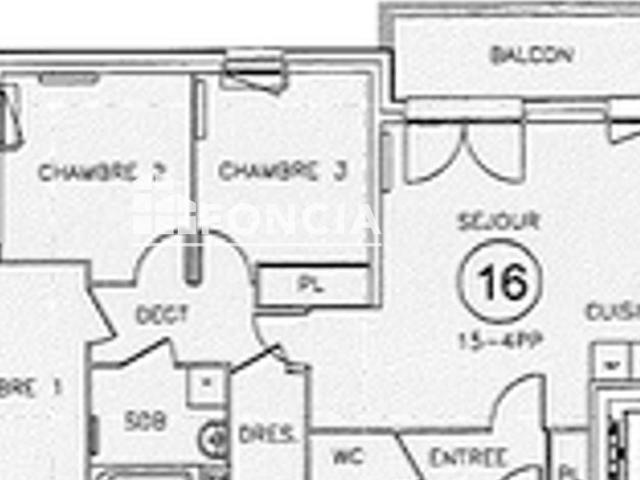 Appartement 4 pièces 70 m²