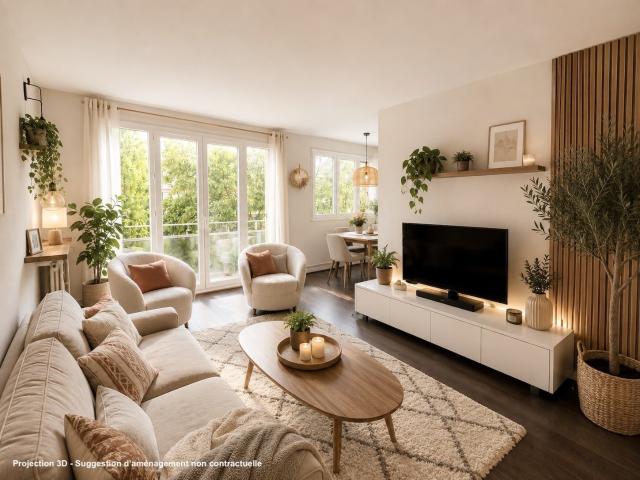 Appartement 4 pièces 72 m²