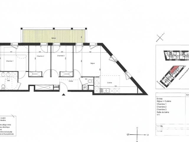 Appartement 4 pièces 77 m²