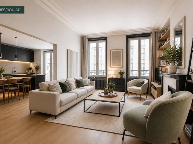 Appartement 4 pièces 74 m²