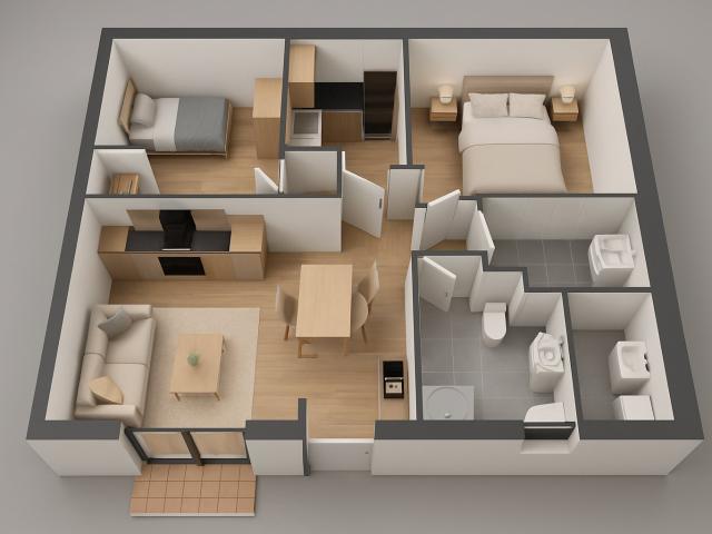Appartement 4 pièces 75 m²