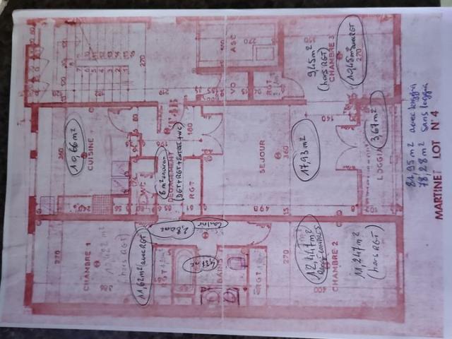Appartement 4 pièces, 78 m² à louer à Tarbes 65000
