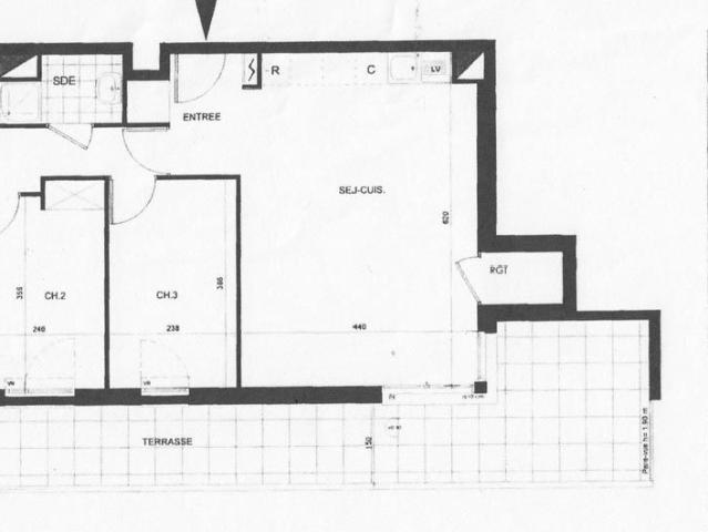 Appartement 4 pièces, 78 m² à louer à Saint Denis 93200