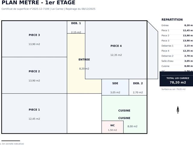 Appartement 4 pièces 78 m²