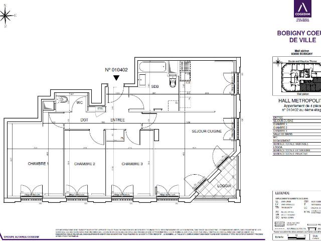 Appartement 4 pièces 79 m²