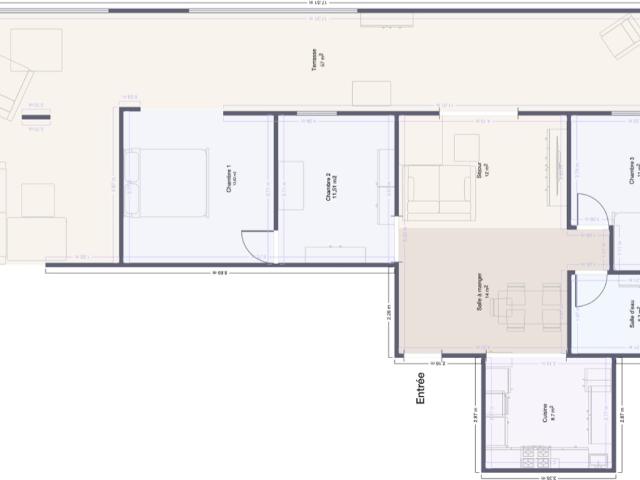 Appartement 4 pièces 79 m²