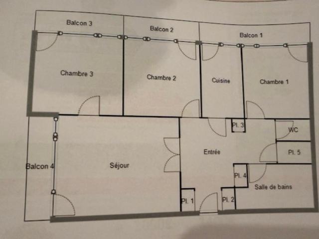 Appartement 4 pièces 81 m²
