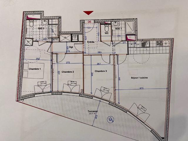 Appartement 4 pièces 87 m²