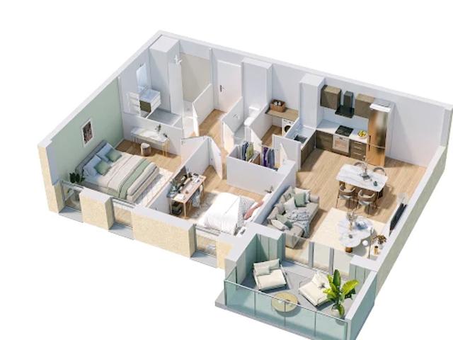 Appartement 4 pièces 84 m2