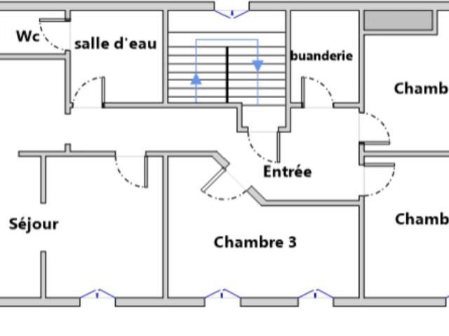 Appartement 4 pièces 84 m²