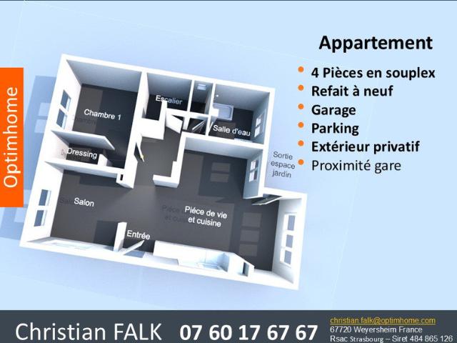 Appartement 4 pièces 85 m²