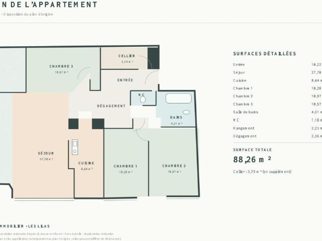 Appartement 4 pièces 85 m²