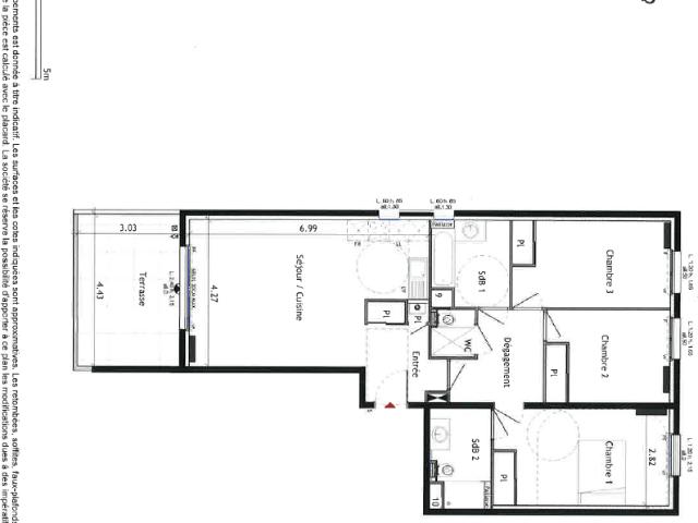 Appartement 4 Pièces 86 m²