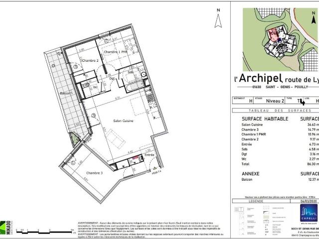 Appartement 4 pièces 86 m²
