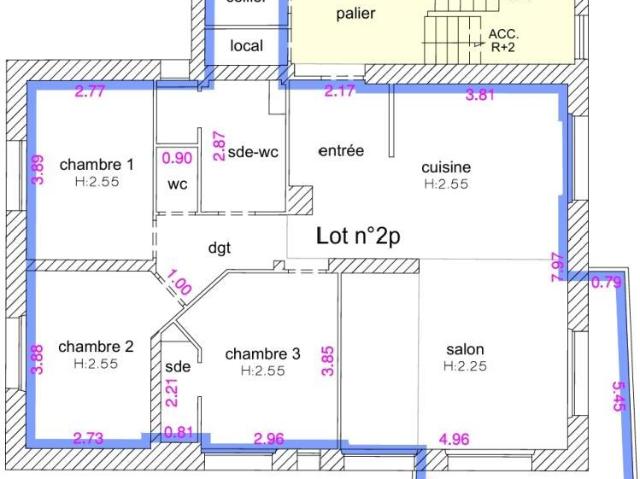 Appartement 4 pièces 93 m²
