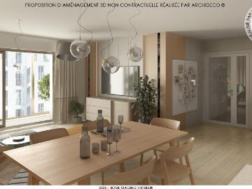 Appartement 4 pièces 90.42 m2 avec balcon et terrasse de 15,94 m2 parking PARIS 15e
