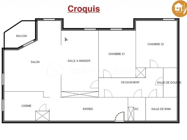 Appartement 4 pièces 90 m²