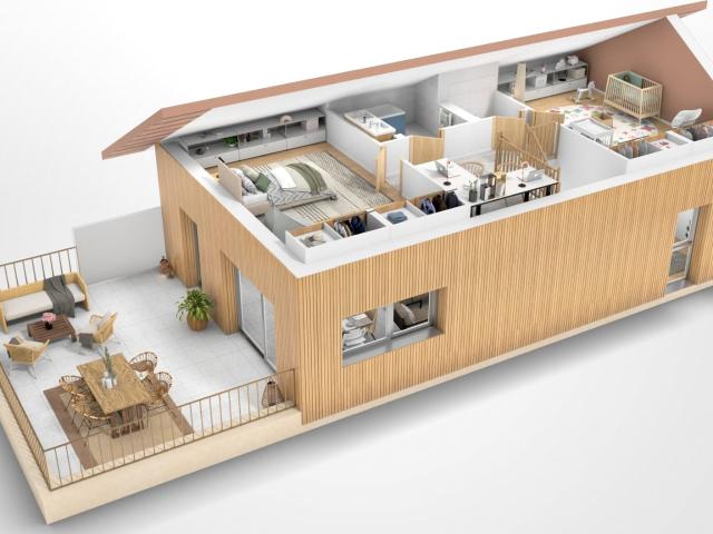 Appartement 4 pièces 96 m²