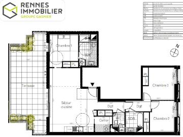Appartement 4 pièces 94 m²