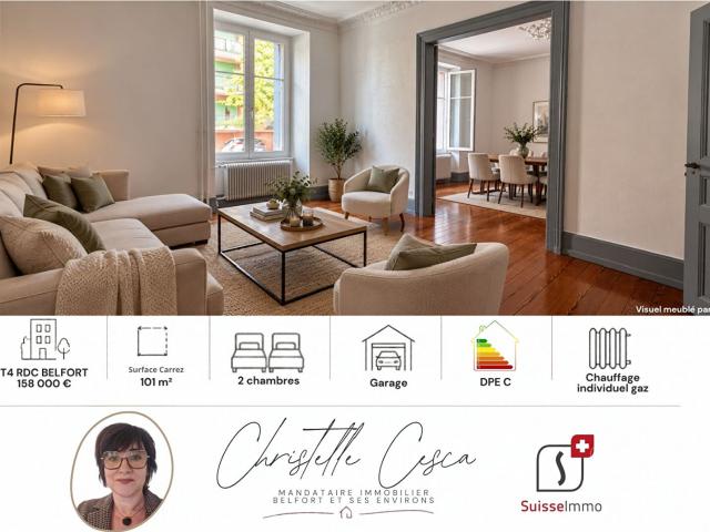 Appartement 4 pièces 101 m²