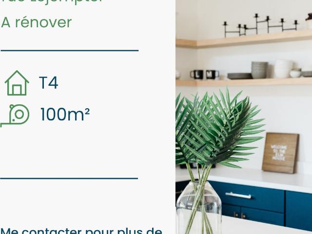 Appartement 4 pièces 102 m²