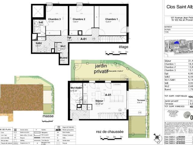 Appartement 4 pièces 104 m²