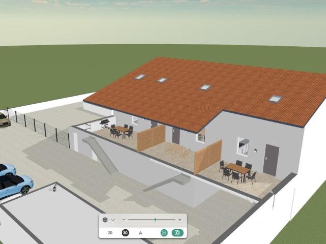 Appartement 4 pièces, 108 m² à louer à Villereversure 01250