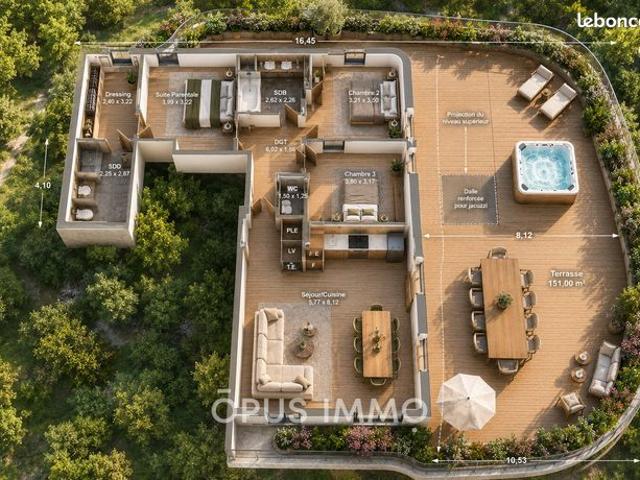 Appartement 4 pièces 111 m²