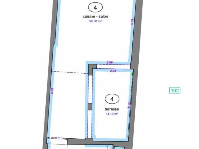 Appartement 4 pièces 117 m²