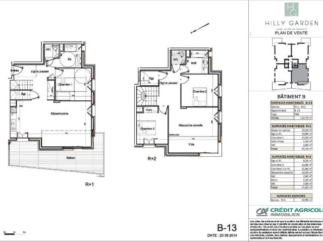 Appartement 4 pièces 120 m²