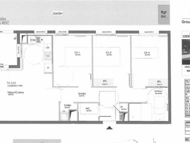Appartement 4 pièces à Metz FR
