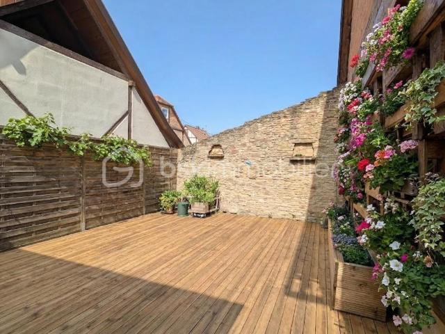 Appartement 4 pièces avec terrasse plein ciel – Centre ville Rosheim