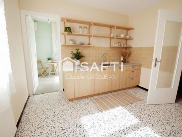 Appartement 4 Pièces de 91m² avec balcon,parking et cave