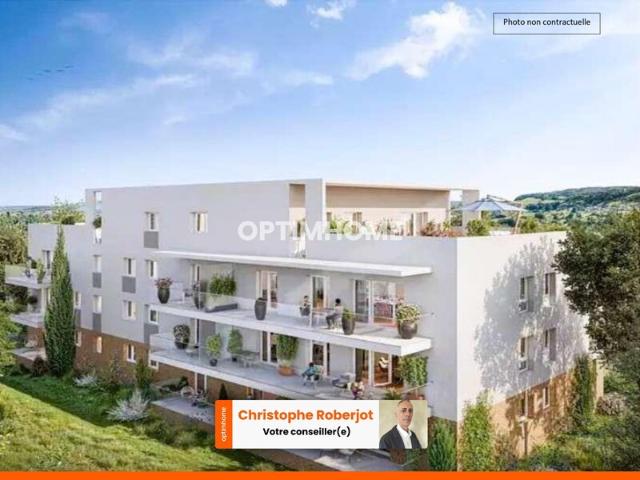 Appartement 4 pièces de 94m2 avec 2 balcons et 2 parkings privatifs à côté du Parc St Jacques à Beaune