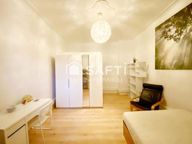 Appartement 4 pièces, lumineux, traversant, 2 balcons