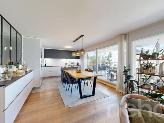 Appartement 4,5 pièces avec généreux espaces extérieurs et jardin