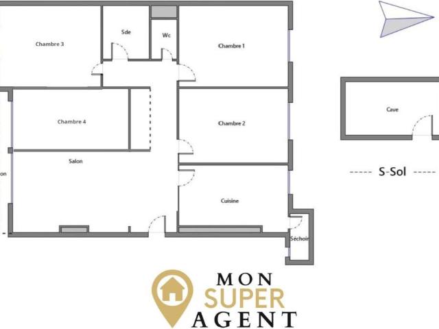 Appartement 5 pièces 81 m²