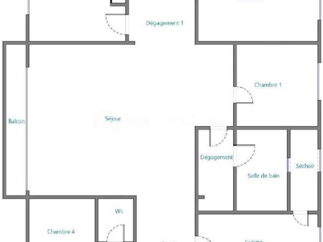 Appartement 5 pièces 92 m²
