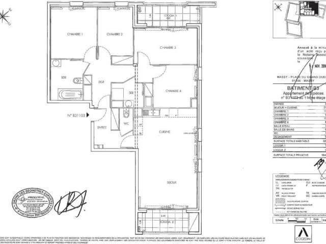Appartement 5 pièces 92 m²