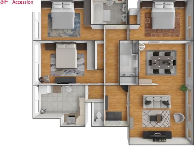 Appartement 5 pièces 98 m²