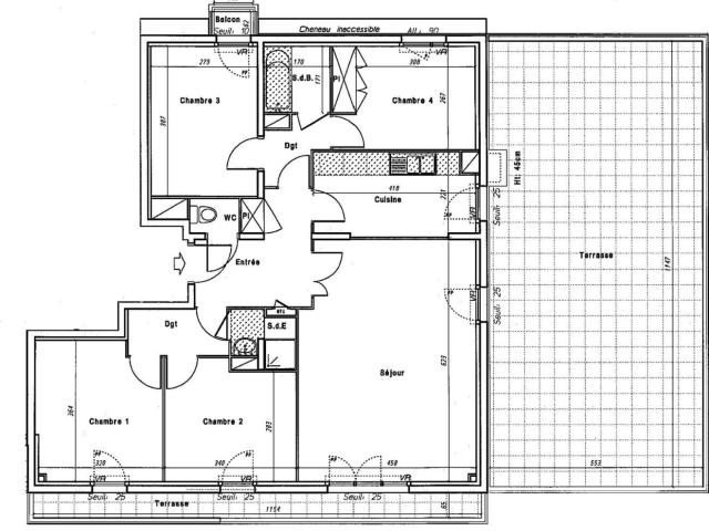 Appartement 5 pièces 98 m²