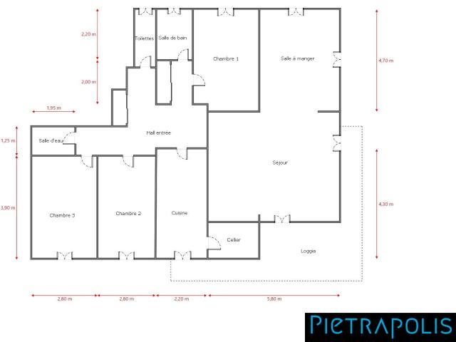 Appartement 5 pièces 110 m²