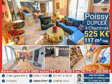Appartement 5 pièces 117 m²