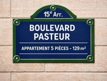 Appartement 5P 129m² Bd Pasteur Paris 15