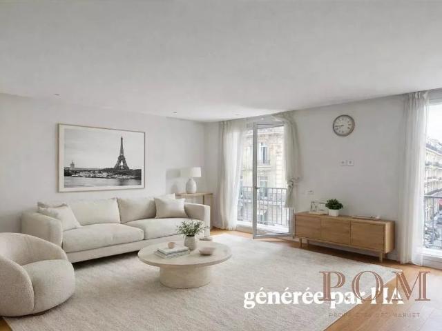 Appartement 65 m2 avec balcon filant, Paris 8ème Triangle d'. 64m² Paris 8ème