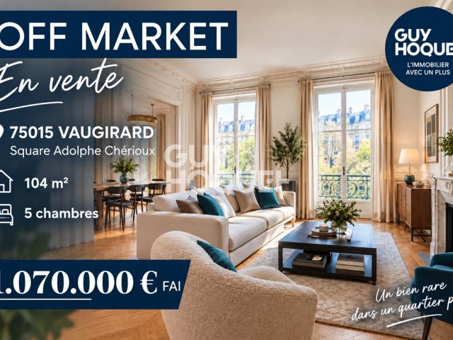 Appartement 6 pièces 104 m²
