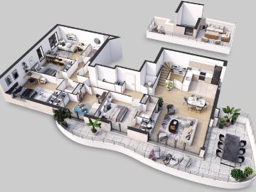 Appartement 6 pièces 139 m²