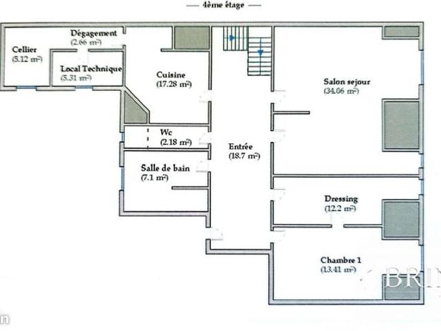 Duplex 6 pièces 158 m²