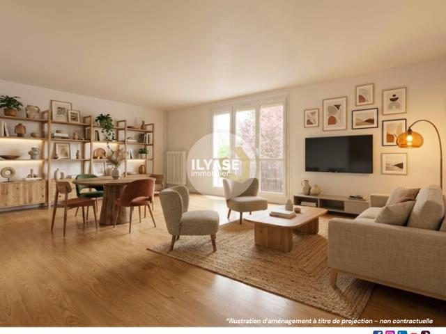 Appartement 77 m2 avec balcon | 2 CH | Cave | Centre ville